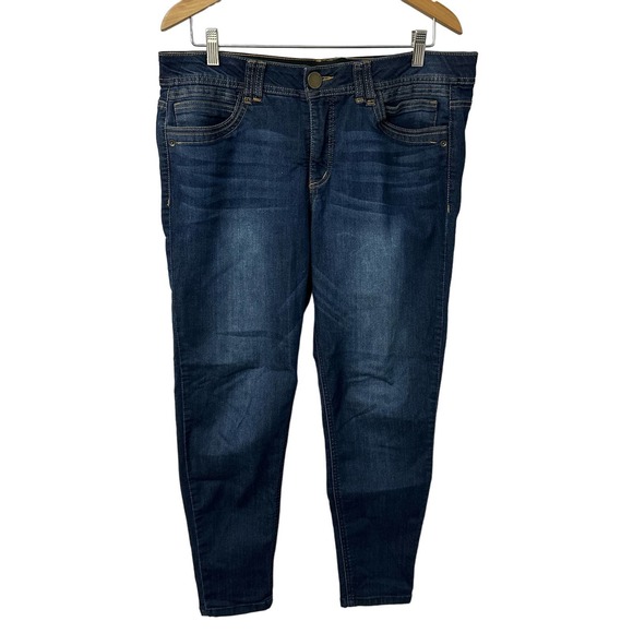 Democracy Denim - Democracy Ab Technology Jeans Womens Size 14 Denim Skinny Ankle Crop